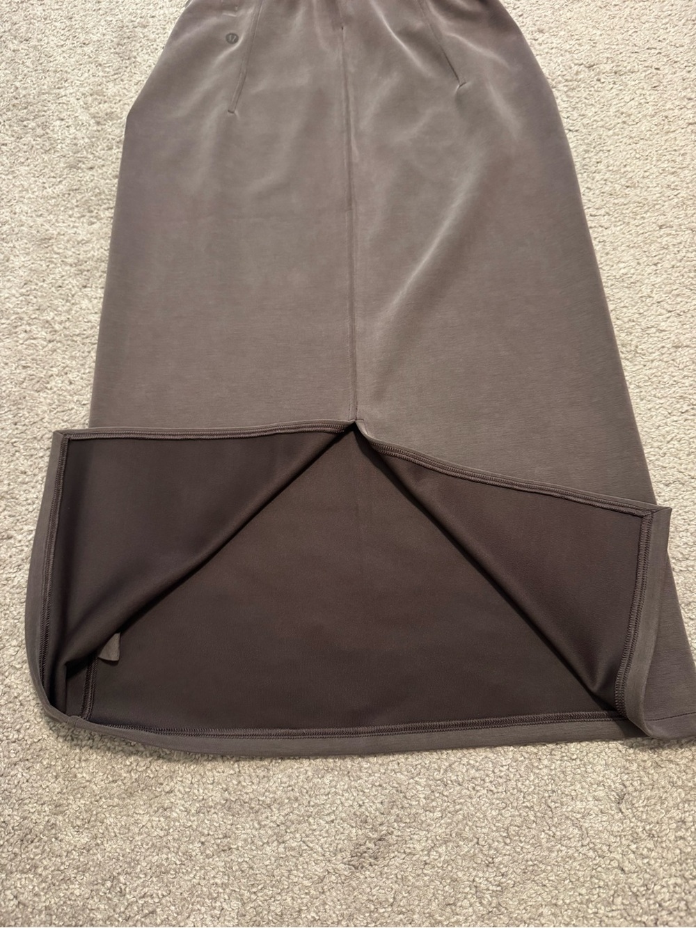 Lululemon Softstreme High Rise Midi Skirt- Size 4- Expresso - Picture 7 of 9